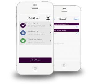 QuickLinkt Referral App for Realtors, Mortgage, 