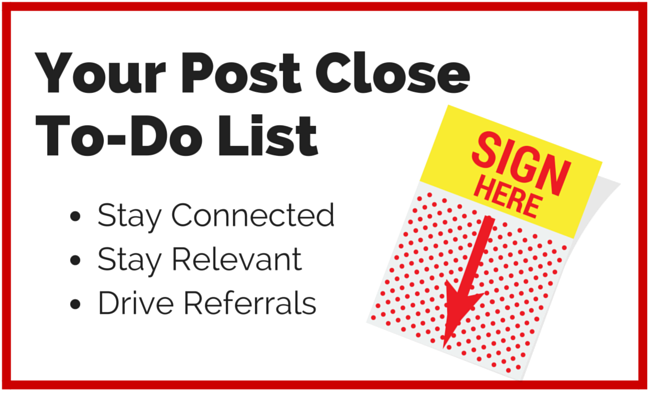 Your Post Close To-Do List